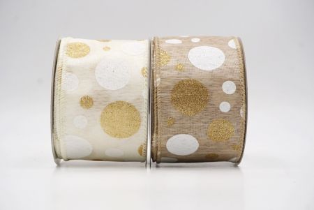 Ruban amusant avec fil à pois scintillants_KF9629 (1)